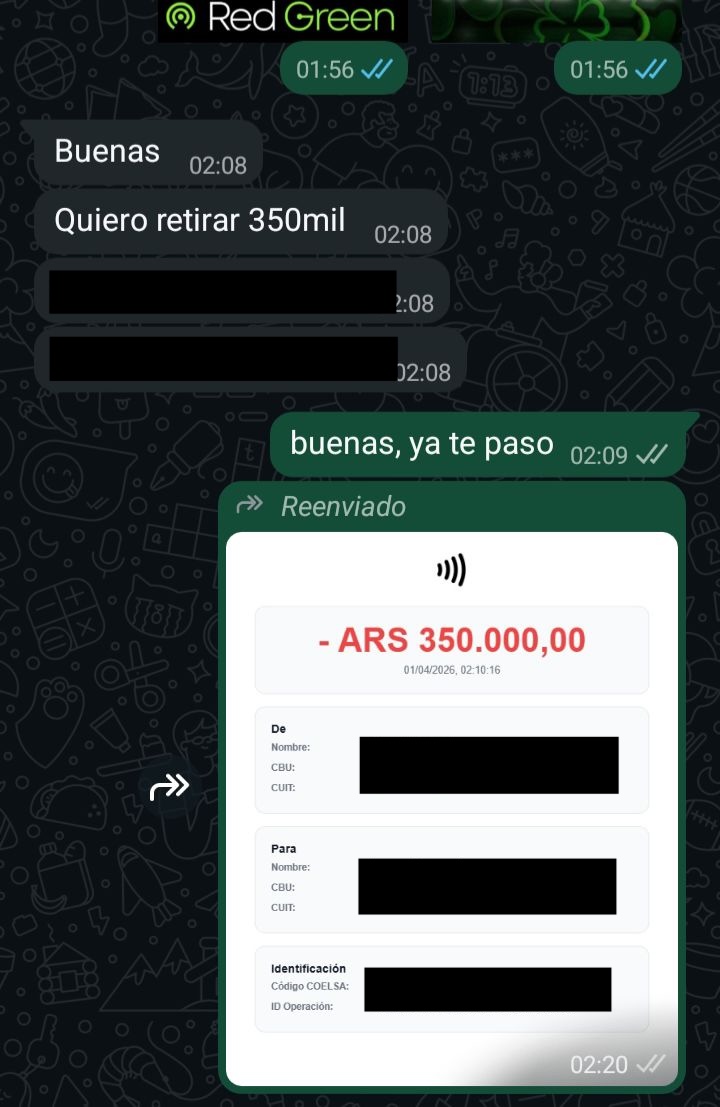 Retiro $730.000